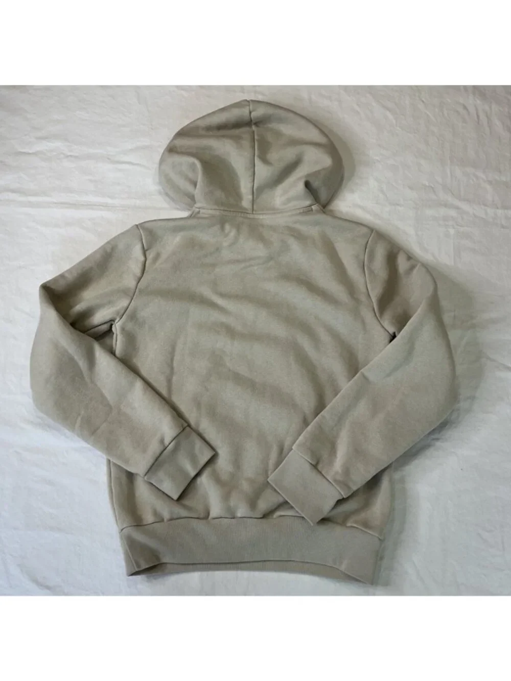 Adidas Boys Beige Hoodie Jogger Essential Small Logo Fleece Set size M 10-12
